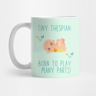 Tiny Thespian- Shakespeare Style Mug